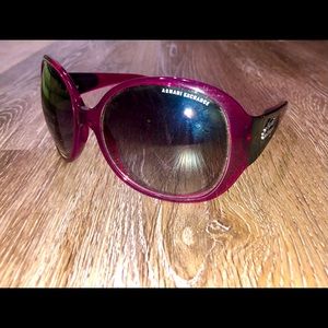 Purple Armani Exchange Sunglasses